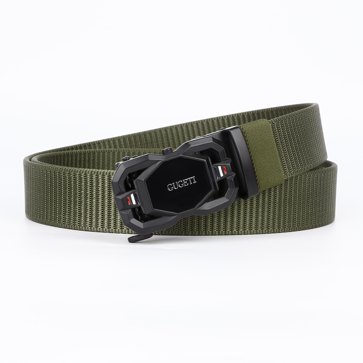 Men's Belt  Automatic buckle tank belt canvas  fabric belt 3.4cm